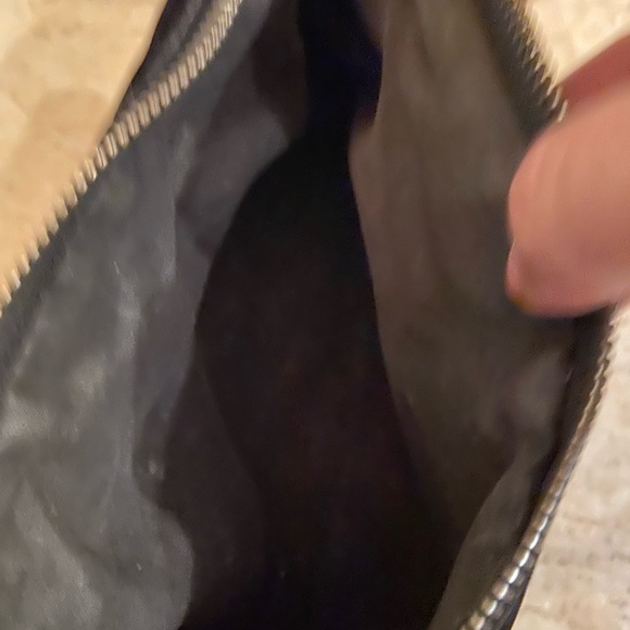 Gucci black Velvet Pouch Bamboo silver hardware - Picture 6 of 16